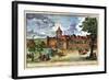 Hospital Gate, Nuremberg, Germany, 17th or 18th Century-John Adam-Framed Giclee Print