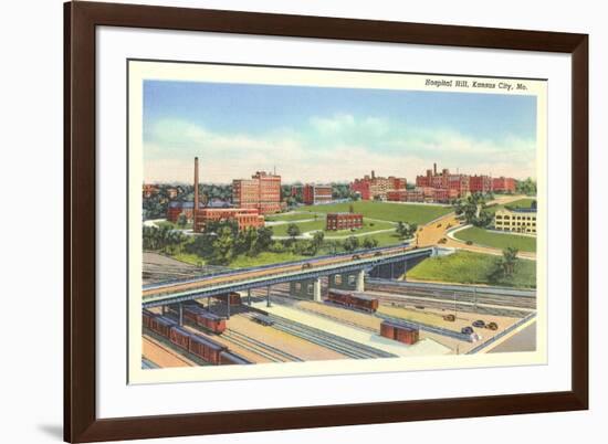 Hospital Hill, Kansas City, Missouri-null-Framed Art Print