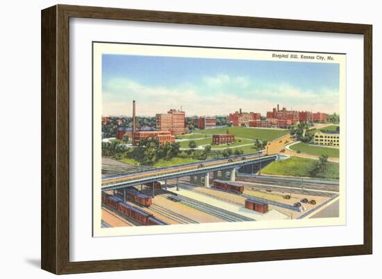 Hospital Hill, Kansas City, Missouri-null-Framed Art Print