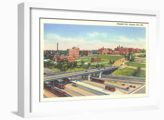 Hospital Hill, Kansas City, Missouri-null-Framed Art Print