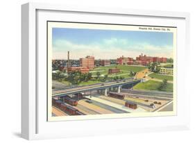 Hospital Hill, Kansas City, Missouri-null-Framed Art Print