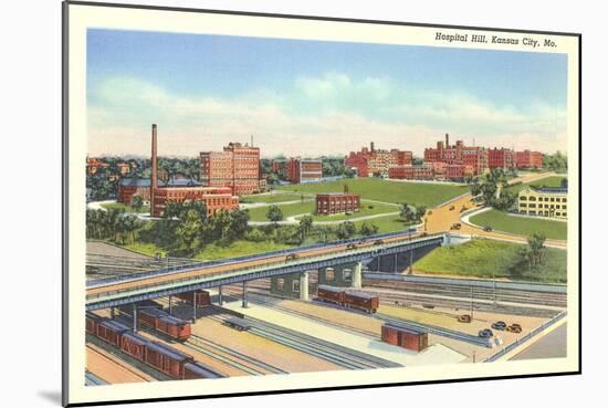 Hospital Hill, Kansas City, Missouri-null-Mounted Art Print