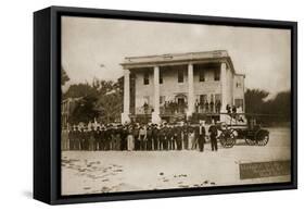 Hospital No.15, Beaufort, South Carolina, 1864 (B/W Photo)-Mathew Brady-Framed Stretched Canvas