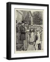 Hospital Nurses at Marlborough House-null-Framed Giclee Print