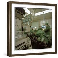 Hospital Operating Theatre, Royal Masonic Hospital, Hammersmith, London, 1980-Michael Walters-Framed Photographic Print