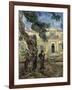 Hospital Saint Paul at Saint-Rémy-De-Provence-Vincent van Gogh-Framed Art Print