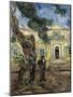 Hospital Saint Paul at Saint-Rémy-De-Provence-Vincent van Gogh-Mounted Art Print