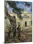 Hospital Saint Paul at Saint-Rémy-De-Provence-Vincent van Gogh-Mounted Art Print