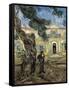 Hospital Saint Paul at Saint-Rémy-De-Provence-Vincent van Gogh-Framed Stretched Canvas