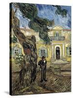Hospital Saint Paul at Saint-Rémy-De-Provence-Vincent van Gogh-Stretched Canvas