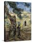 Hospital Saint Paul at Saint-Rémy-De-Provence-Vincent van Gogh-Stretched Canvas