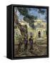 Hospital Saint Paul at Saint-Rémy-De-Provence-Vincent van Gogh-Framed Stretched Canvas