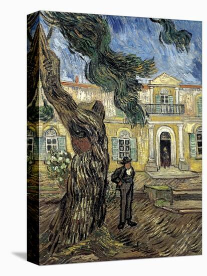 Hospital Saint Paul at Saint-Rémy-De-Provence-Vincent van Gogh-Stretched Canvas