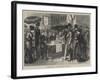 Hospital Saturday, a Lady's Collecting-Box in the City-null-Framed Giclee Print