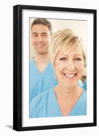 Hospital Staff-Science Photo Library-Framed Photographic Print
