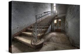 Hospital Stairs-kre_geg-Stretched Canvas