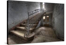 Hospital Stairs-kre_geg-Stretched Canvas