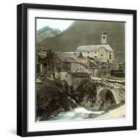 Hospital (Switzerland), the Old Bridge-Leon, Levy et Fils-Framed Photographic Print