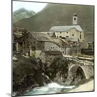 Hospital (Switzerland), the Old Bridge-Leon, Levy et Fils-Mounted Photographic Print