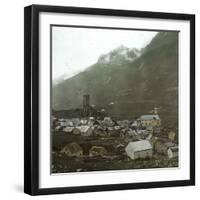 Hospital (Switzerland), the Village Near the Saint-Gothard Mountain Pass-Leon, Levy et Fils-Framed Photographic Print