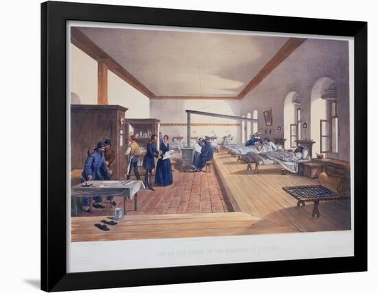 Hospital Ward, Scutari, Turkey, 1856-E Walker-Framed Giclee Print