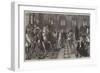 Hospitality, the Admission of Sir Tristram to the Fellowship of the Round Table-null-Framed Giclee Print