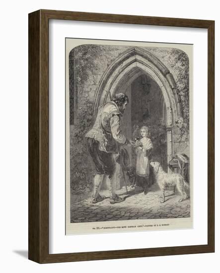 Hospitality, the Mote, Ightham, Kent-John Callcott Horsley-Framed Giclee Print