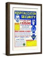 Hospitalization Security-null-Framed Art Print