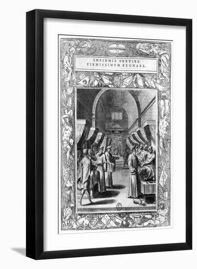 Hospitallers of the Order of St. John of Jerusalem Caring for the Sick-Philippe Thomassin-Framed Giclee Print