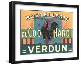 Hostellerie Du Coq Hardi-null-Framed Art Print