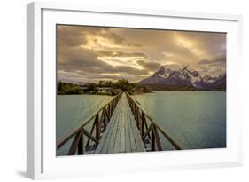 Hosteria Pehoe. Cordillera Del Paine. Torres Del Paine NP. Chile-Tom Norring-Framed Photographic Print