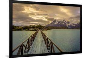 Hosteria Pehoe. Cordillera Del Paine. Torres Del Paine NP. Chile-Tom Norring-Framed Photographic Print