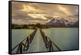 Hosteria Pehoe. Cordillera Del Paine. Torres Del Paine NP. Chile-Tom Norring-Framed Stretched Canvas