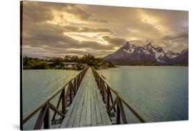 Hosteria Pehoe. Cordillera Del Paine. Torres Del Paine NP. Chile-Tom Norring-Stretched Canvas