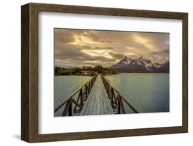 Hosteria Pehoe. Cordillera Del Paine. Torres Del Paine NP. Chile-Tom Norring-Framed Photographic Print