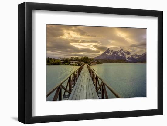 Hosteria Pehoe. Cordillera Del Paine. Torres Del Paine NP. Chile-Tom Norring-Framed Photographic Print