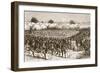 Hostile Demonstration Against Baker at Masindi-null-Framed Giclee Print