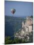 Hot Air Balloon Above the Valley at Rocamador in the Dordogne Area of the Midi Pyrenees, France-Harding Robert-Mounted Photographic Print