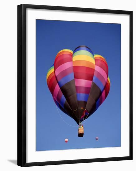 Hot Air Balloon, Albuquerque Balloon Fiesta, Albuquerque, New Mexico, USA-Steve Vidler-Framed Photographic Print