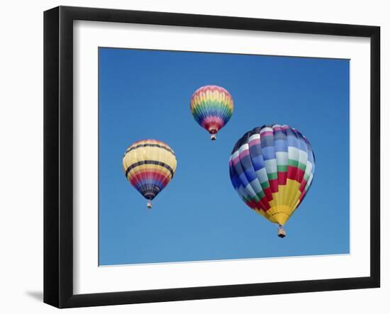 Hot Air Balloon, Albuquerque Balloon Fiesta, Albuquerque, New Mexico, USA-Steve Vidler-Framed Photographic Print