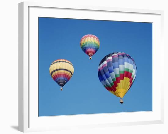 Hot Air Balloon, Albuquerque Balloon Fiesta, Albuquerque, New Mexico, USA-Steve Vidler-Framed Photographic Print