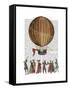 Hot Air Balloon and People-Fab Funky-Framed Stretched Canvas