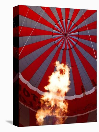 Hot Air Balloon Being Inflated For Take-Off, Near Goreme, Cappadocia, Anatolia, Turkey-Gavin Hellier-Stretched Canvas