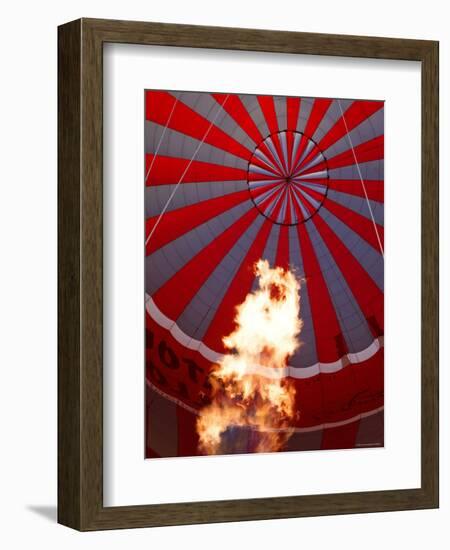 Hot Air Balloon Being Inflated For Take-Off, Near Goreme, Cappadocia, Anatolia, Turkey-Gavin Hellier-Framed Photographic Print