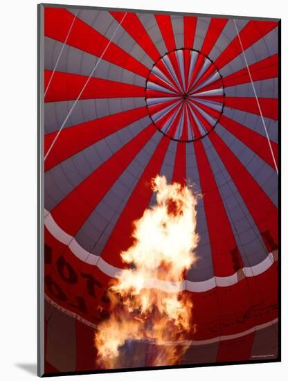 Hot Air Balloon Being Inflated For Take-Off, Near Goreme, Cappadocia, Anatolia, Turkey-Gavin Hellier-Mounted Photographic Print