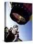 Hot Air Balloon Being Prepared for Lift Off. Hudson Valley, New York, New York, USA-Paul Sutton-Stretched Canvas