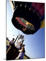 Hot Air Balloon Being Prepared for Lift Off. Hudson Valley, New York, New York, USA-Paul Sutton-Mounted Photographic Print