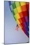 Hot air balloon bringing color to the sky.-Larry Ditto-Mounted Photographic Print