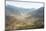 hot air balloon flies over Aosta city, Valle d'Aosta, Italy, Europe.-ClickAlps-Mounted Photographic Print