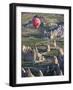 Hot Air Balloon Flight over Volcanic Tufa Rock Formations, Goreme, Cappadocia, Anatolia, Turkey-Gavin Hellier-Framed Photographic Print